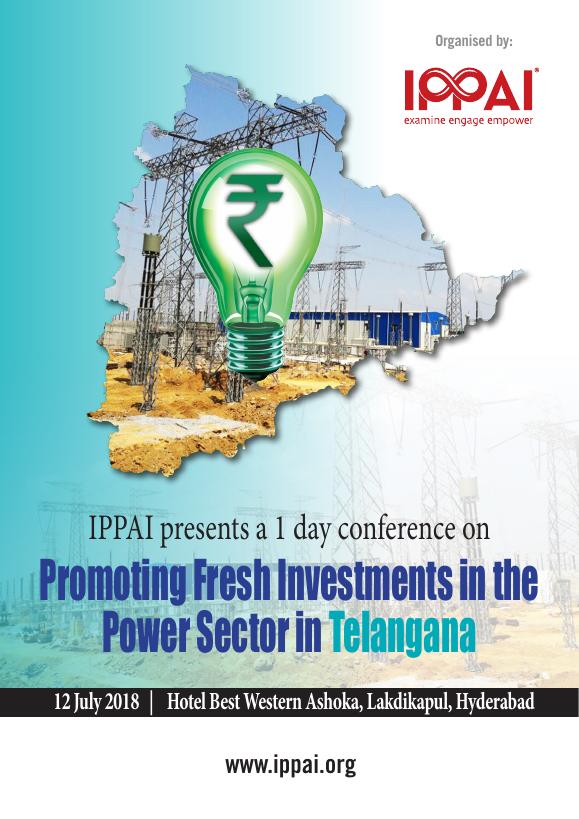 Brochure cover, Promoting Fresh Investments in the Power Sector in Telangana